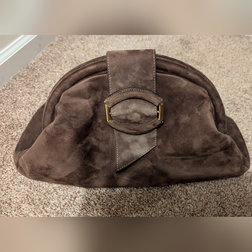 Banana Republic Oversized Suede Clutch